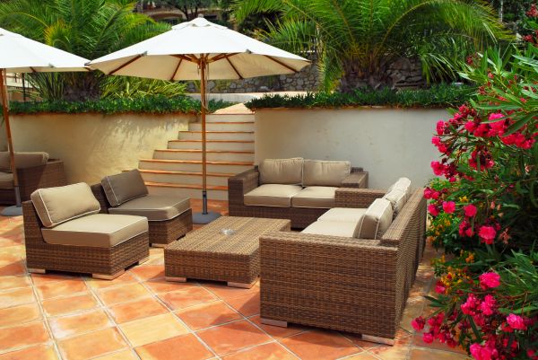 Patio Furniture Setup